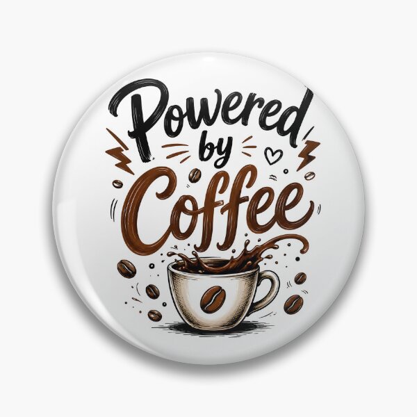 Item preview, Powered by Coffee designed and sold by nimmitrends.