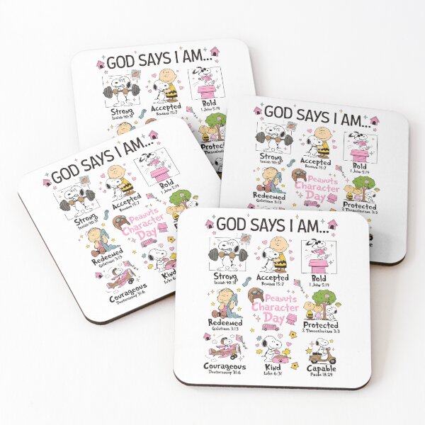 Item preview, Snoopy God Says I Am Christian Bible Verses Affirmation designed and sold by DamianRoy88.