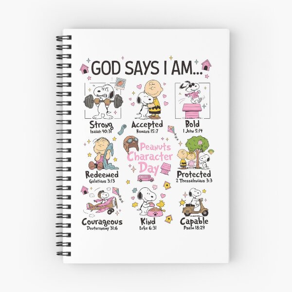 Item preview, Snoopy God Says I Am Christian Bible Verses Affirmation designed and sold by DamianRoy88.