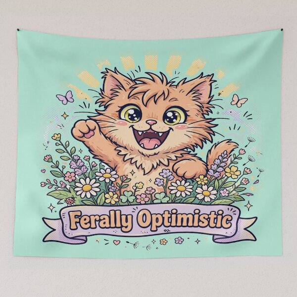 Item preview, Ferally Optimistic designed and sold by HAYA6395.