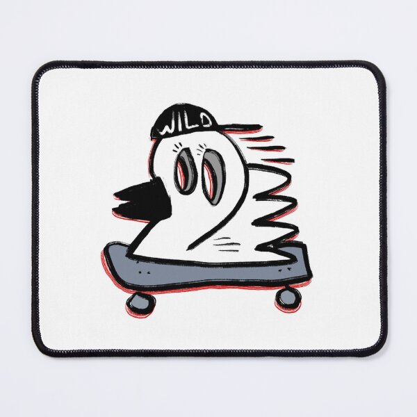 Item preview, Funny Skater Duck Wearing Backward Cap Illustration designed and sold by CuriousKingShop.