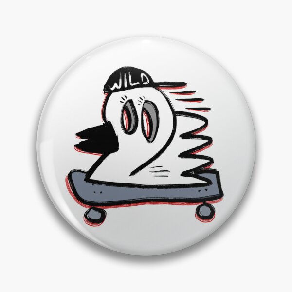 Item preview, Funny Skater Duck Wearing Backward Cap Illustration designed and sold by CuriousKingShop.