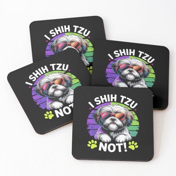 Item preview, I Shih Tzu Not Funny Retro Dog Pun designed and sold by SoyLamderma.