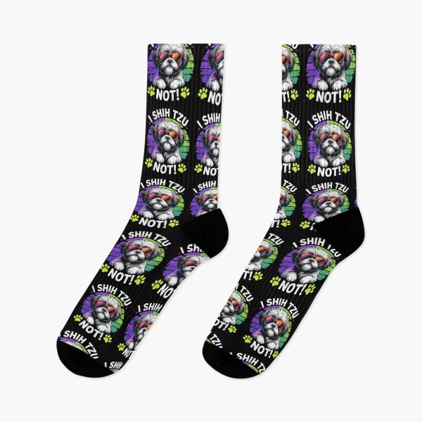 Item preview, I Shih Tzu Not Funny Retro Dog Pun designed and sold by SoyLamderma.