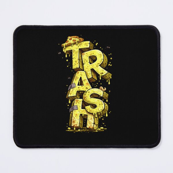 Item preview, Trash Culture Grunge Melting Cheese Pizza Typography designed and sold by snewen.