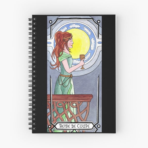 Item preview, Tarot card: The Queen of Cups designed and sold by Myriam Plante - artiste et auteure.