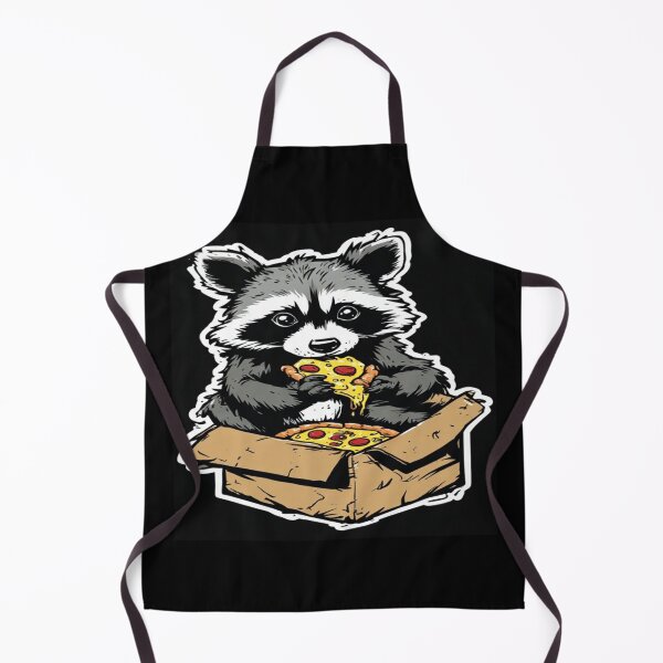 Item preview, Raccoon eating trash pizza designed and sold by NDstudio.