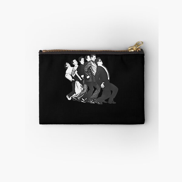Item preview, Contrast Stencil Style Illustration of Six Men in Suits Moving designed and sold by kasunspot.