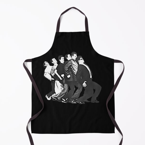 Item preview, Contrast Stencil Style Illustration of Six Men in Suits Moving designed and sold by kasunspot.