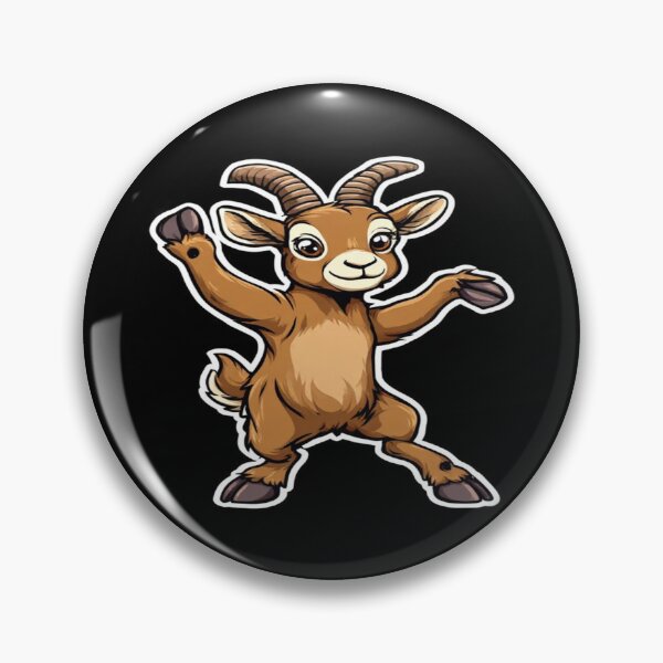 Item preview, Dabbing mountain goat designed and sold by NDstudio.