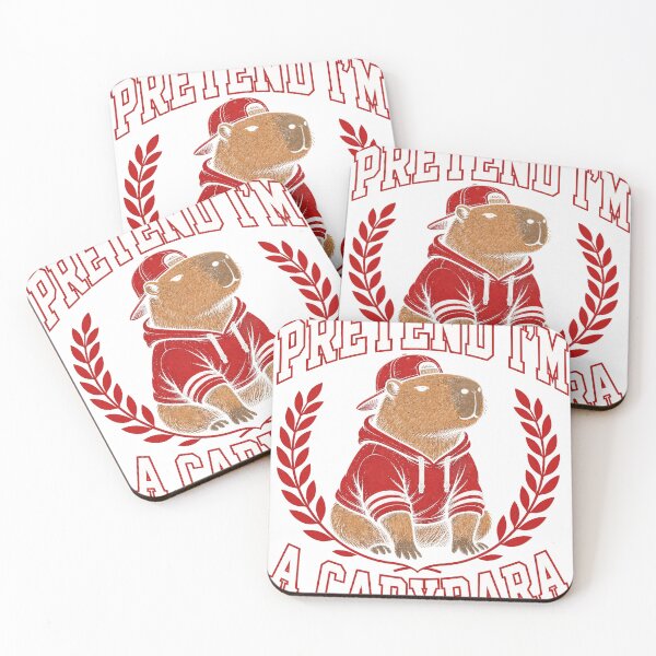 Item preview, Pretend I'm a Capybara Funny Animal Meme designed and sold by JMDesignHub.