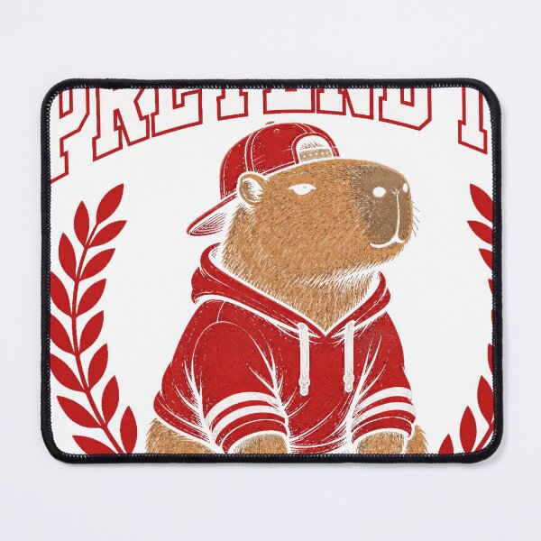 Item preview, Pretend I'm a Capybara Funny Animal Meme designed and sold by JMDesignHub.