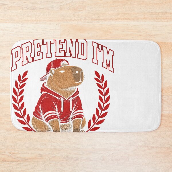 Item preview, Pretend I'm a Capybara Funny Animal Meme designed and sold by JMDesignHub.
