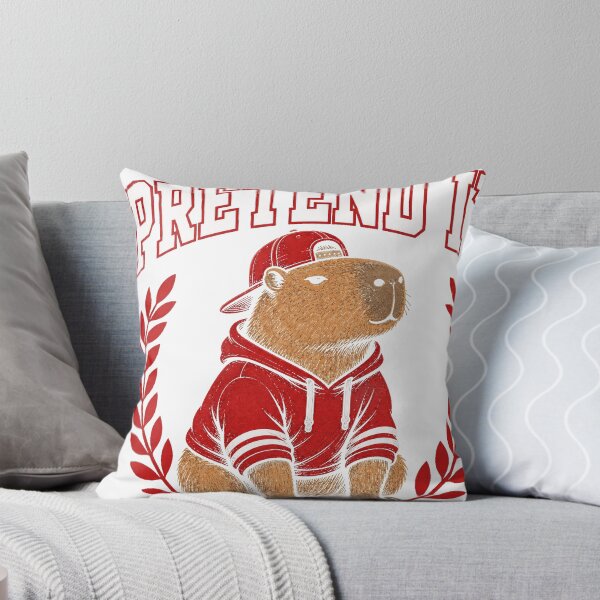 Item preview, Pretend I'm a Capybara Funny Animal Meme designed and sold by JMDesignHub.