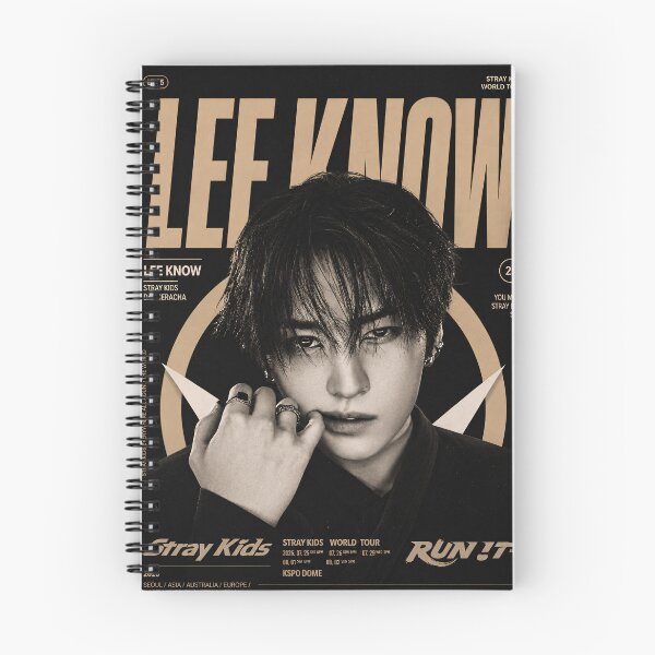 Item preview, Lee Know Stray Kids World Tour RUN IT TEASER IMAGE poster han bang chan changbin felix hyunjin seungmin IN kpop skz skzoo you make stray kids stay comeback designed and sold by SilkPajamas.
