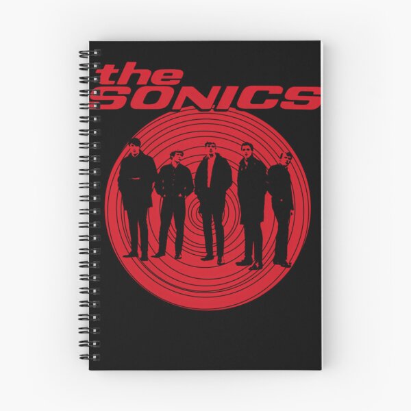 Item preview, Silhouettes of Five Band Members Over a Concentric designed and sold by kasunspot.