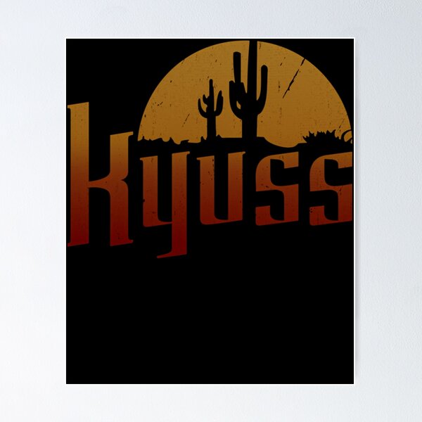 Item preview, Stylized Kyuss Typography in an Orange and Maroon designed and sold by kasunspot.