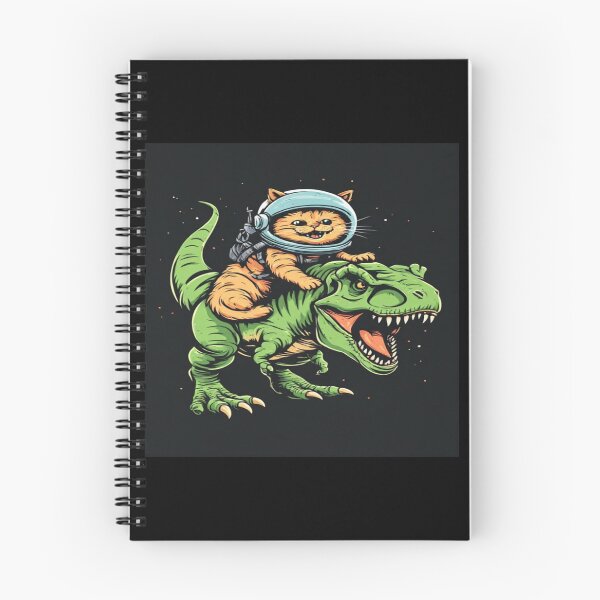 Item preview, Cat riding a dinosaur designed and sold by NDstudio.