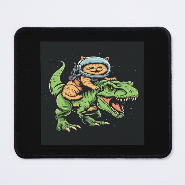 Item preview, Cat riding a dinosaur designed and sold by NDstudio.