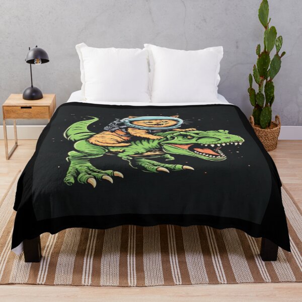 Item preview, Cat riding a dinosaur designed and sold by NDstudio.