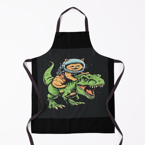 Item preview, Cat riding a dinosaur designed and sold by NDstudio.