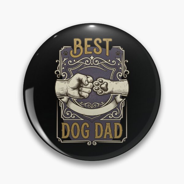Item preview, Vintage Best Dog Dad Fist Bump Design designed and sold by SoyLamderma.