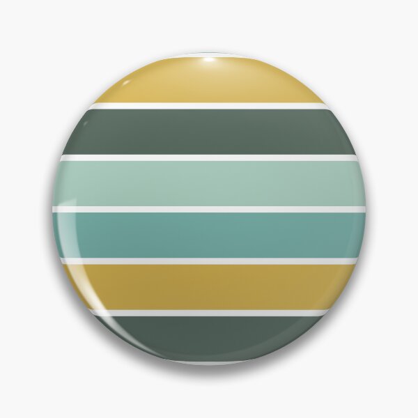 Item preview, Teal Mustard Stripe Pattern | Retro Horizontal Seamless Mid-Century Modern Geometric  designed and sold by Dino-Lune.