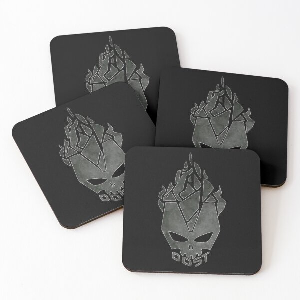 Item preview, Cracked Skull Flame OOST Emblem Distressed Dark  designed and sold by viekneehgamb.