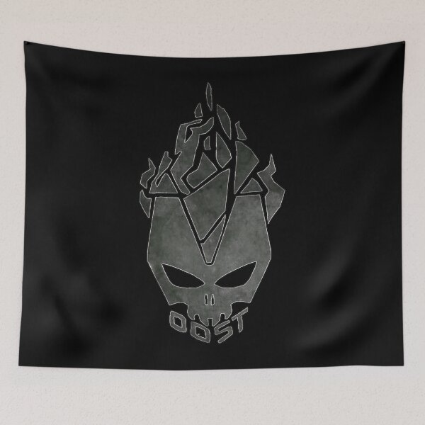 Item preview, Cracked Skull Flame OOST Emblem Distressed Dark  designed and sold by viekneehgamb.