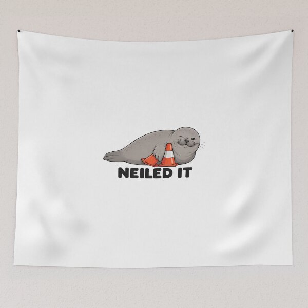 Item preview, Neil The Seal Traffic Cone designed and sold by sentfromemily.