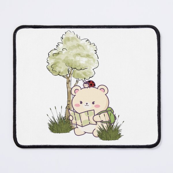 Item preview, Cute Bear Reading Map Sticker designed and sold by Echo_Design.