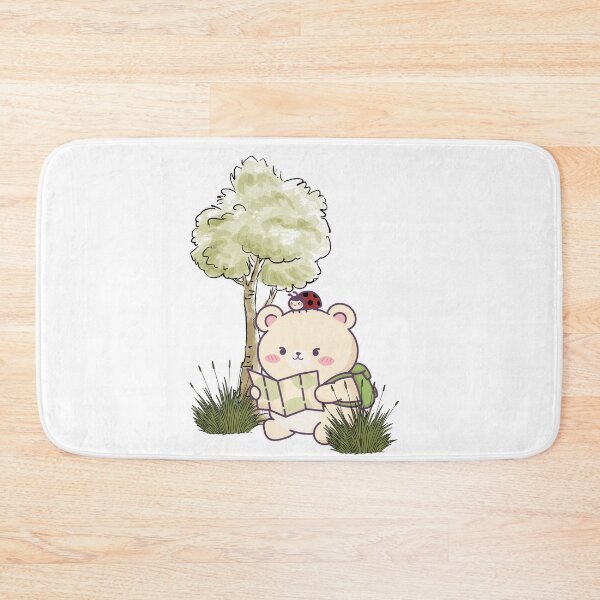 Item preview, Cute Bear Reading Map Sticker designed and sold by Echo_Design.