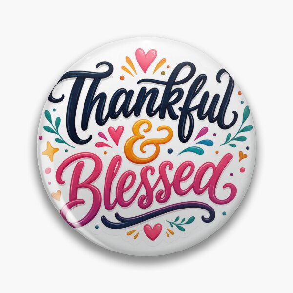 Item preview, Thankful & Blessed designed and sold by MR4me.
