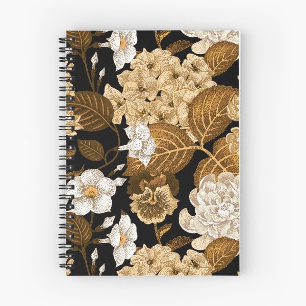 Item preview, Elegant Black & Gold Chinese Floral Pattern designed and sold by SugarCore.