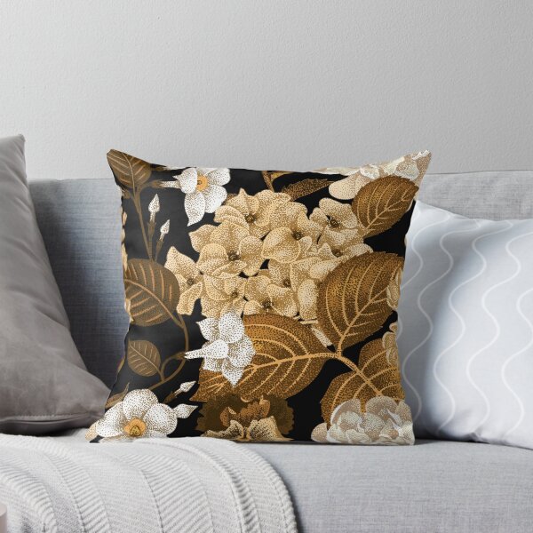 Item preview, Elegant Black & Gold Chinese Floral Pattern designed and sold by SugarCore.