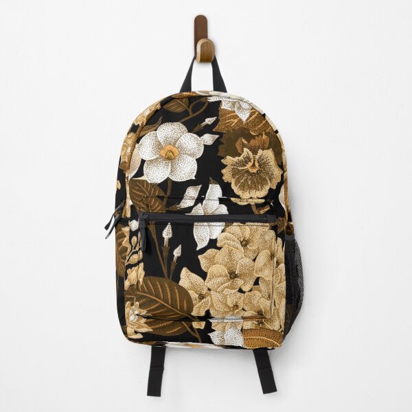 Item preview, Elegant Black & Gold Chinese Floral Pattern designed and sold by SugarCore.