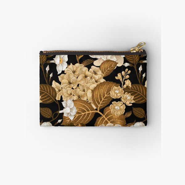Item preview, Elegant Black & Gold Chinese Floral Pattern designed and sold by SugarCore.
