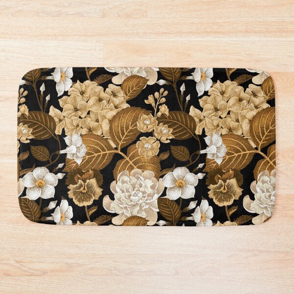 Item preview, Elegant Black & Gold Chinese Floral Pattern designed and sold by SugarCore.
