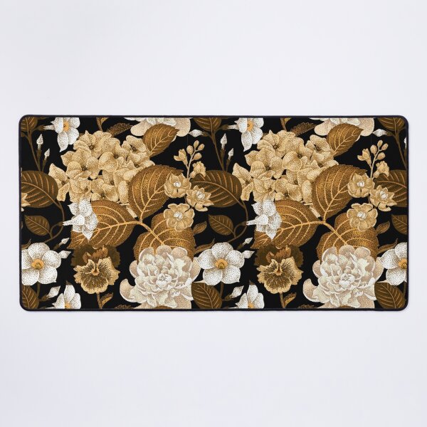 Item preview, Elegant Black & Gold Chinese Floral Pattern designed and sold by SugarCore.