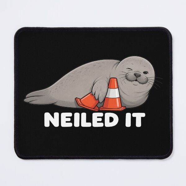 Item preview, Neil The Seal Traffic Cone 2 designed and sold by sentfromemily.