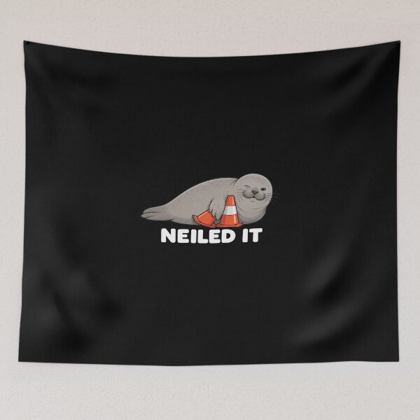 Item preview, Neil The Seal Traffic Cone 2 designed and sold by sentfromemily.