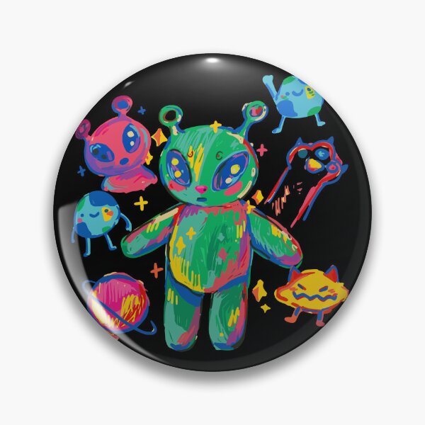 Item preview, Cute Alien Art Drawing  designed and sold by OMITTEROMINOUS.