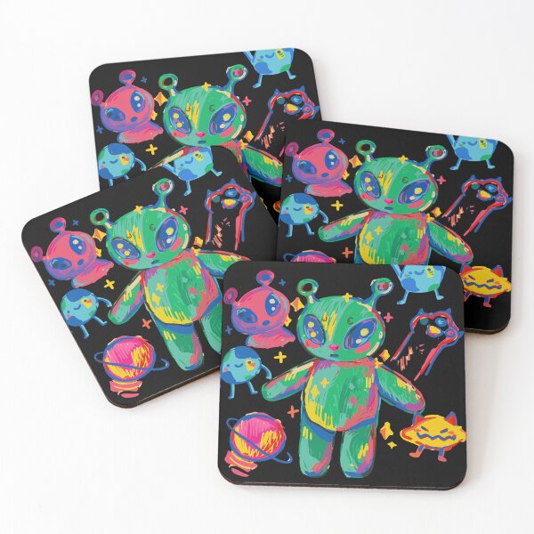 Item preview, Cute Alien Art Drawing  designed and sold by OMITTEROMINOUS.