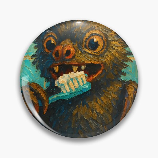 Item preview, Abstract Painting of Whimsical Bat in Bathroom | Cute Playful Bat Illustration | Colorful Modern Kids Bathroom Wall Art Print designed and sold by PaintedPixels01.