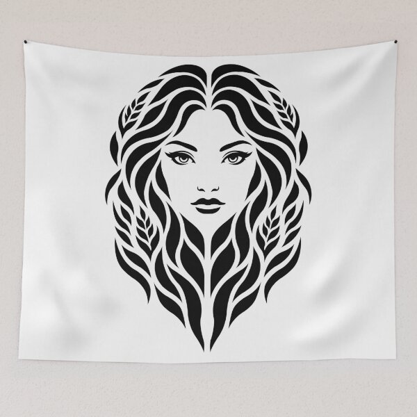 Item preview, Virgo Zodiac Sign – Minimalist Zodiac Design designed and sold by SivaroStudio.