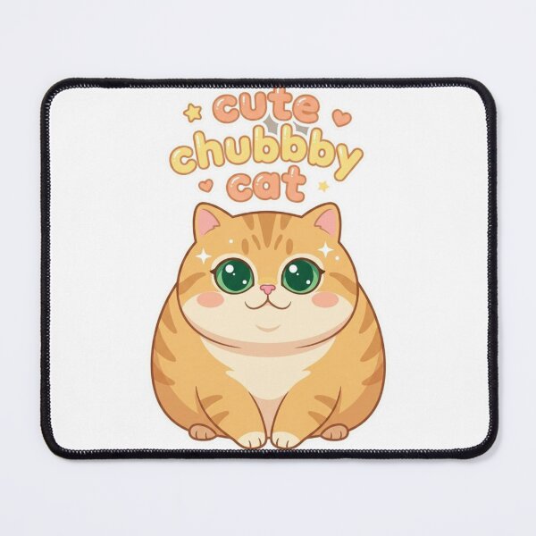 Item preview, Cute Chubby Cat Clipart PNG | Kawaii Orange Tabby Cat Illustration designed and sold by morning sun.