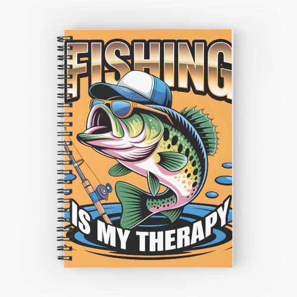 Item preview, Fishing Is My Therapy Bass Fish designed and sold by suechtmpoa.