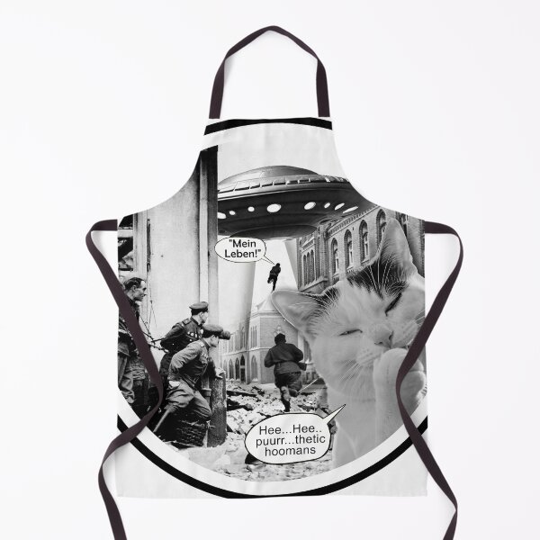 Item preview, Cat selfie in WW2 UFO designed and sold by QuirkyDesign101.