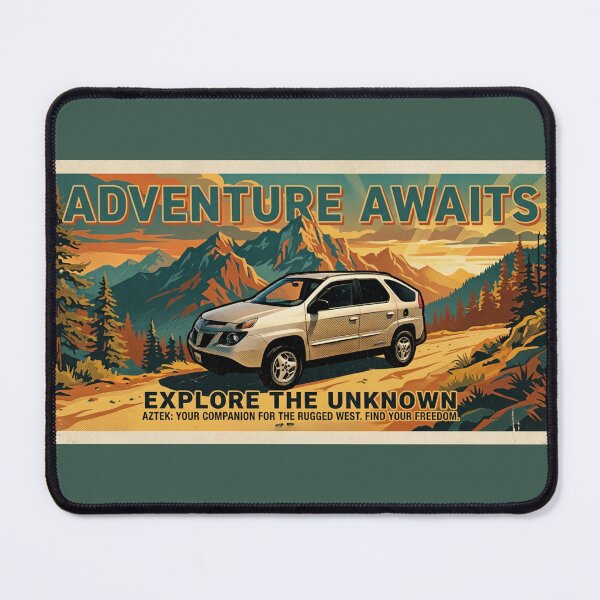 Item preview, Pontiac Aztek Adventure Poster designed and sold by Dimensionality.