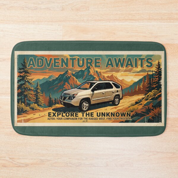 Item preview, Pontiac Aztek Adventure Poster designed and sold by Dimensionality.